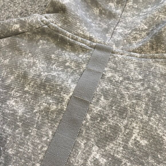 Lululemon Textured Tech Hoodie Adult XXL Gray White Tie Dye Active Training - Picture 14 of 16